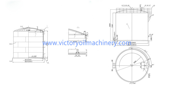 soybean oil tank,Oil storage tank,palm oil tank,peanut tank